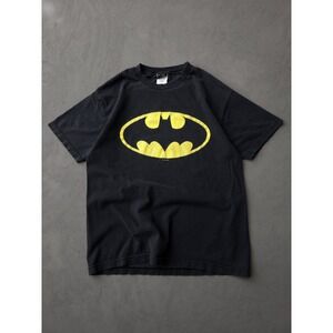 Vintage 2000 Y2K Batman DC Comics Black Cotton T-shirt L Crewneck